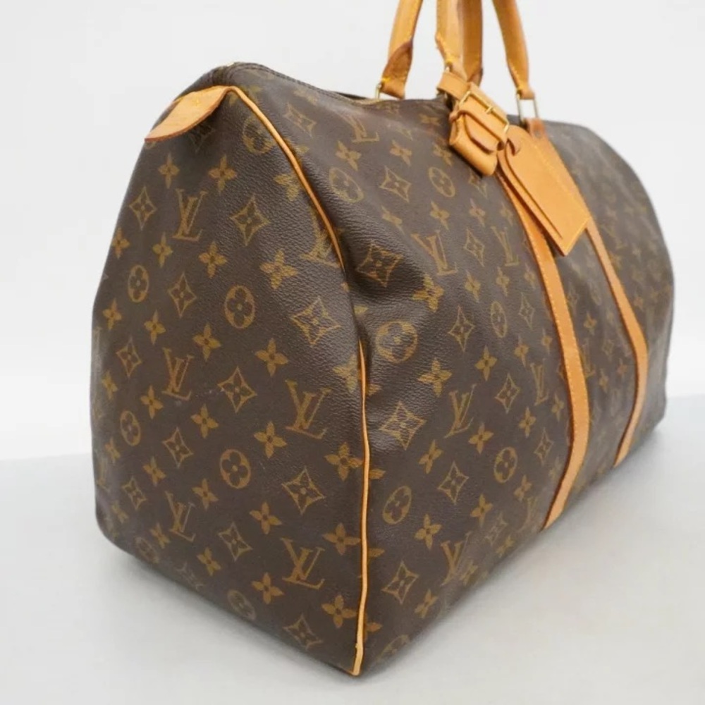 Authentic Louis Vuitton Keepall 50 monogram duffle bag travel weekend bag - Picture 14 of 14